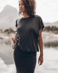 The Dark Batwing T-Shirt 14 The Dark Batwing T-Shirt -Modern Ladies Wear Store mikuta the dark batwing t shirt the dark long skirt the zebra small canvas bag emma a SS25 8412