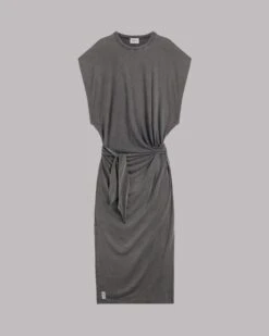 The Dark Faded Long Knotted Batwing Dress 6 The Dark Faded Long Knotted Batwing Dress -Modern Ladies Wear Store mikuta the dark faded long knotted batwing dress 1