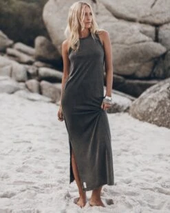 The Dark Faded Long Tank Dress