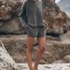 The Dark Faded Cotton Shorts 2 The Dark Faded Cotton Shorts -Modern Ladies Wear Store mikuta the dark faded loose cotton longsleeve the dark faded cotton shorts 1564