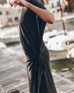 The Dark Long Knotted Batwing Dress 12 The Dark Long Knotted Batwing Dress -Modern Ladies Wear Store mikuta the dark long knotted batwing dress 9738