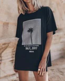 The Dark Palm Tree Relaxed T-Shirt