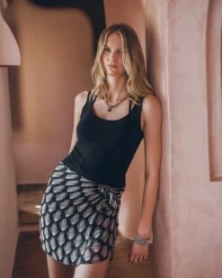 The Dark Printed Pareo -Modern Ladies Wear Store mikuta the dark printed pareo the dark regular tank top lena w SS25 04 2 1