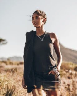 The Dark Tank Top -Modern Ladies Wear Store mikuta the dark tank top the leather skirt the black buckle boots emma a SS25 8509 394f8f57 0232 4839 a552 8e1b8748697d