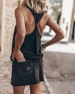 The Dark Twisted Tank Top