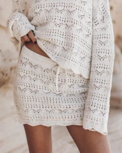 The Ecru Crochet Skirt 14 The Ecru Crochet Skirt -Modern Ladies Wear Store mikuta the ecru crochet sweater the ecru crochet skirt 2055