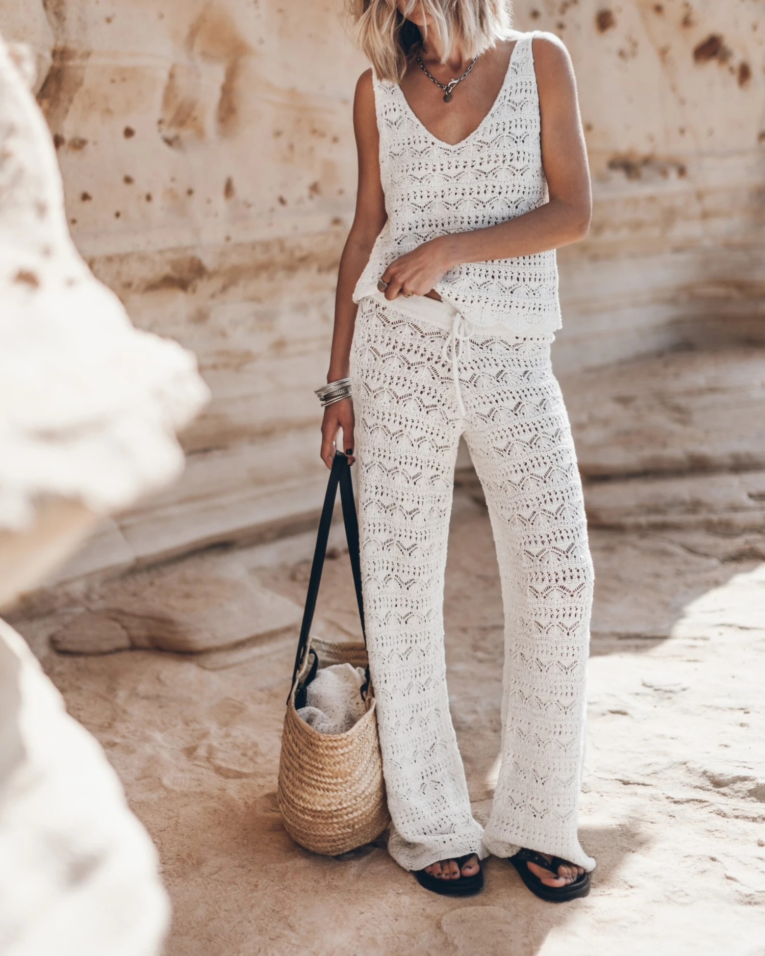 The Ecru Crochet Tank Top 5 The Ecru Crochet Tank Top - Image 3