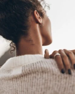 The Ecru Fine Knitted Sweater -Modern Ladies Wear Store mikuta the ecru fine knitted sweater the spikes emma a SS25 0029