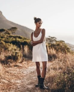 The Ecru Thin Knit Dress