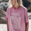The Pink Faded On The Road Relaxed T-Shirt -Modern Ladies Wear Store mikuta the pink faded on the road relaxed t shirt johanna r SS25 7307