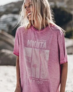 The Pink Faded On The Road Relaxed T-Shirt