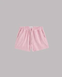 The Pink Towelling Co-Ord Shorts -Modern Ladies Wear Store mikuta the pink towelling co ord shorts 1