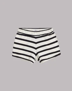 The Striped Cotton Shorts 7 The Striped Cotton Shorts -Modern Ladies Wear Store mikuta the striped cotton shorts 1