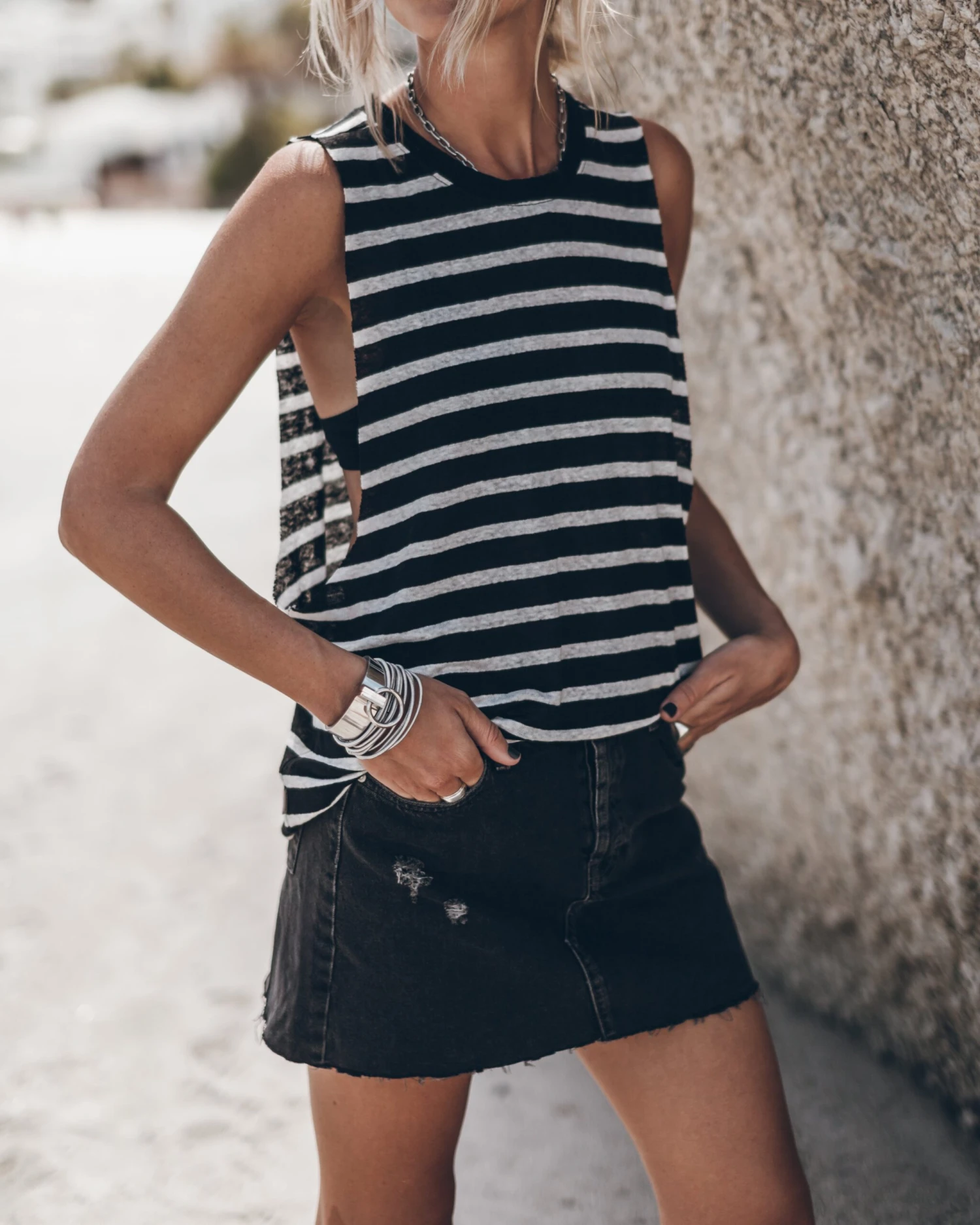 The Striped Oversized Tank Top 9 The Striped Oversized Tank Top - Image 7