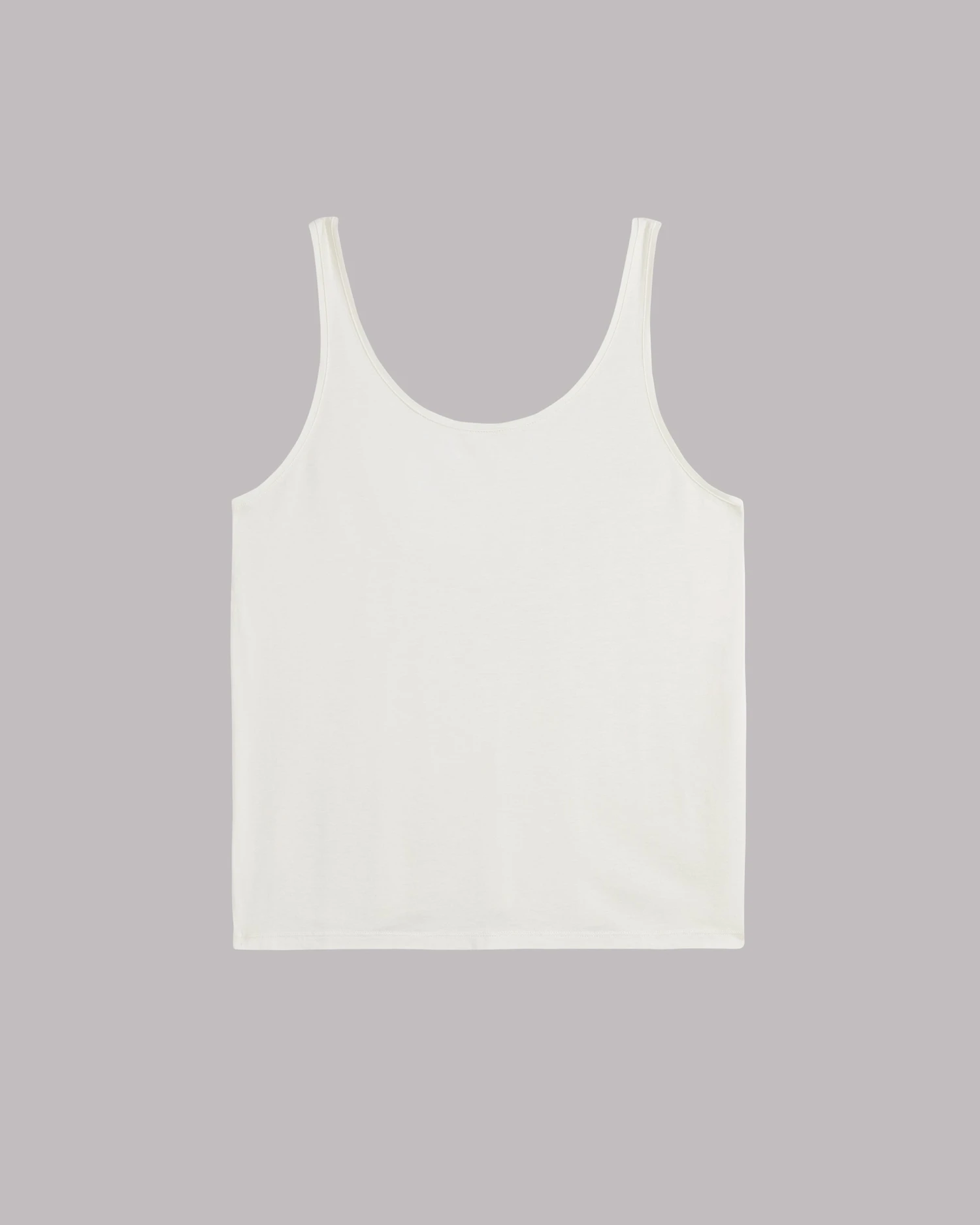 The White Low Back Base Tank Top 4 The White Low Back Base Tank Top - Image 2