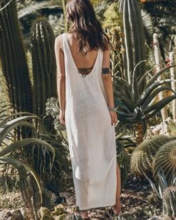 Modern Ladies Wear Store -Modern Ladies Wear Store mikuta the white low back linen tank dress myriam t SS25 04 2 2