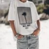 The White Palm Tree Relaxed T-Shirt 2 The White Palm Tree Relaxed T-Shirt -Modern Ladies Wear Store mikuta the white palm tree relaxed t shirt the blue baggy jeans 1292
