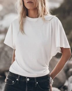 The White Bat T-Shirt 11 The White Bat T-Shirt -Modern Ladies Wear Store mikuta white bat t shirt black baggy jeans johanna r SS25 6527