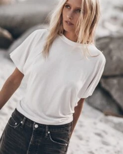 The White Bat T-Shirt 9 The White Bat T-Shirt -Modern Ladies Wear Store mikuta white bat t shirt black baggy jeans johanna r SS25 6533