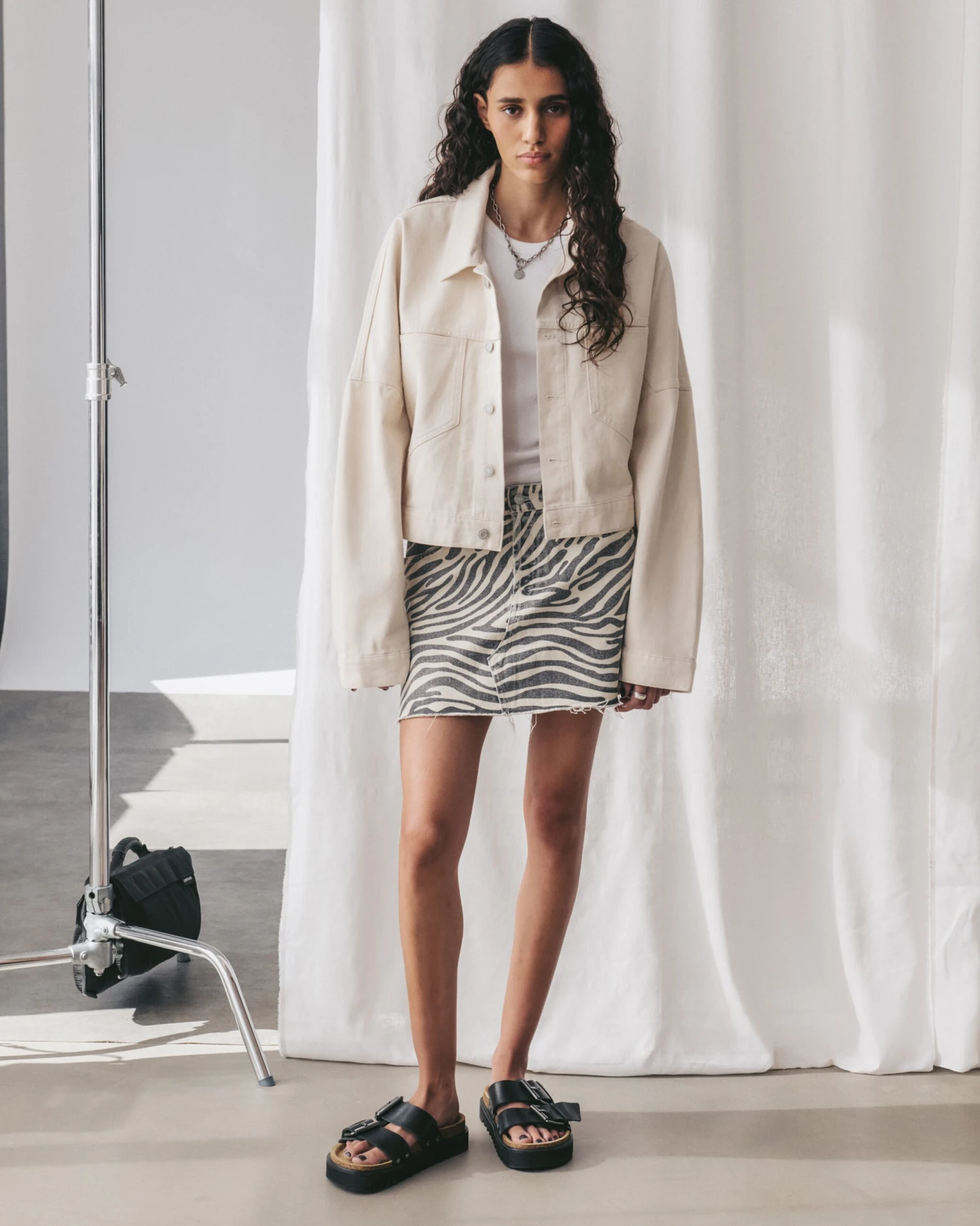 The Zebra Denim Skirt 9 The Zebra Denim Skirt - Image 7