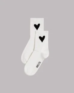 The White Heart Socks