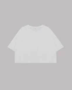 The White Loose Cotton T-Shirt 5 The White Loose Cotton T-Shirt -Modern Ladies Wear Store mikuta white loose cotton t shirt 1176copy