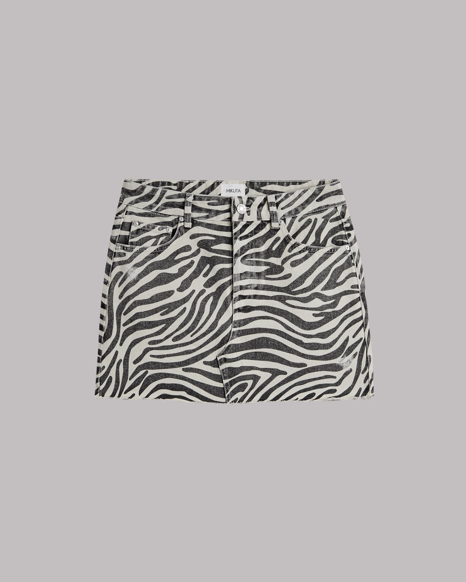 The Zebra Denim Skirt 4 The Zebra Denim Skirt - Image 2