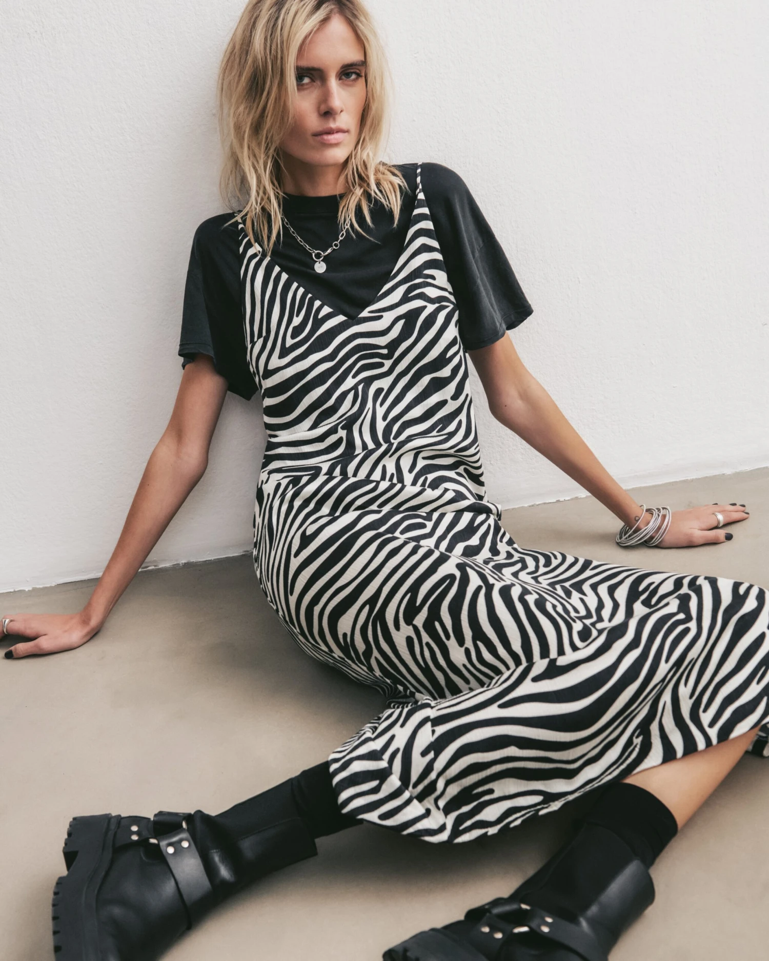 The Zebra Long Lyocell Slip Dress 10 The Zebra Long Lyocell Slip Dress - Image 8